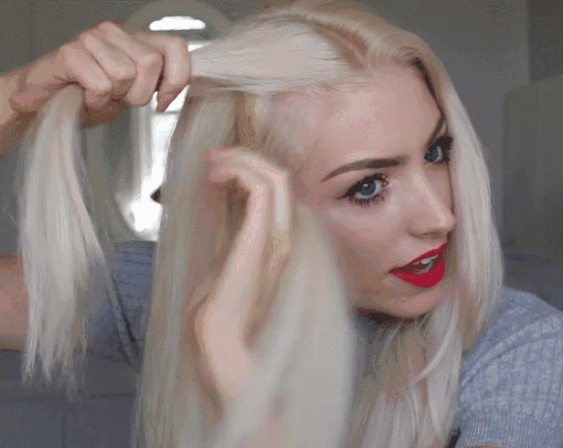 在家无聊的搞怪发型,手残党也能学会的编发教程中短发