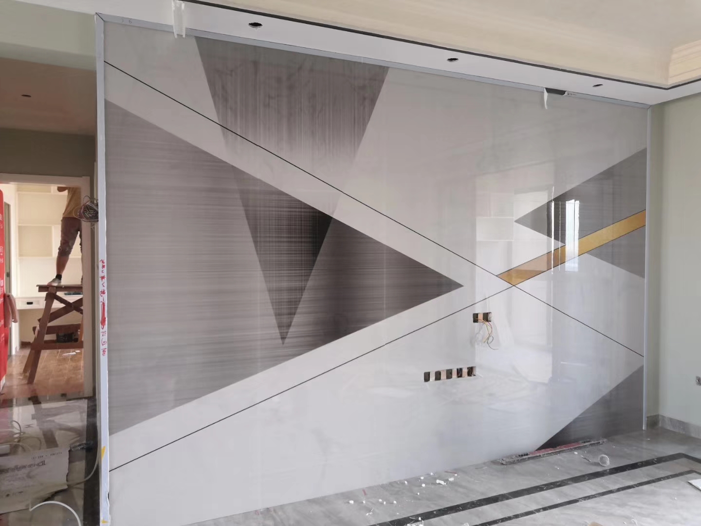 瓷砖和石材背景墙区别,瓷砖背景墙一般怎样装饰