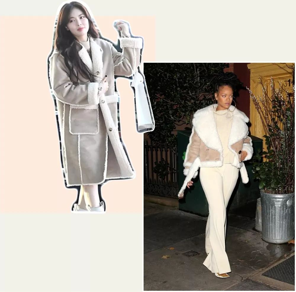 杨幂波司登羽绒服白色中长款,杨幂穿波司登羽绒服是哪一款