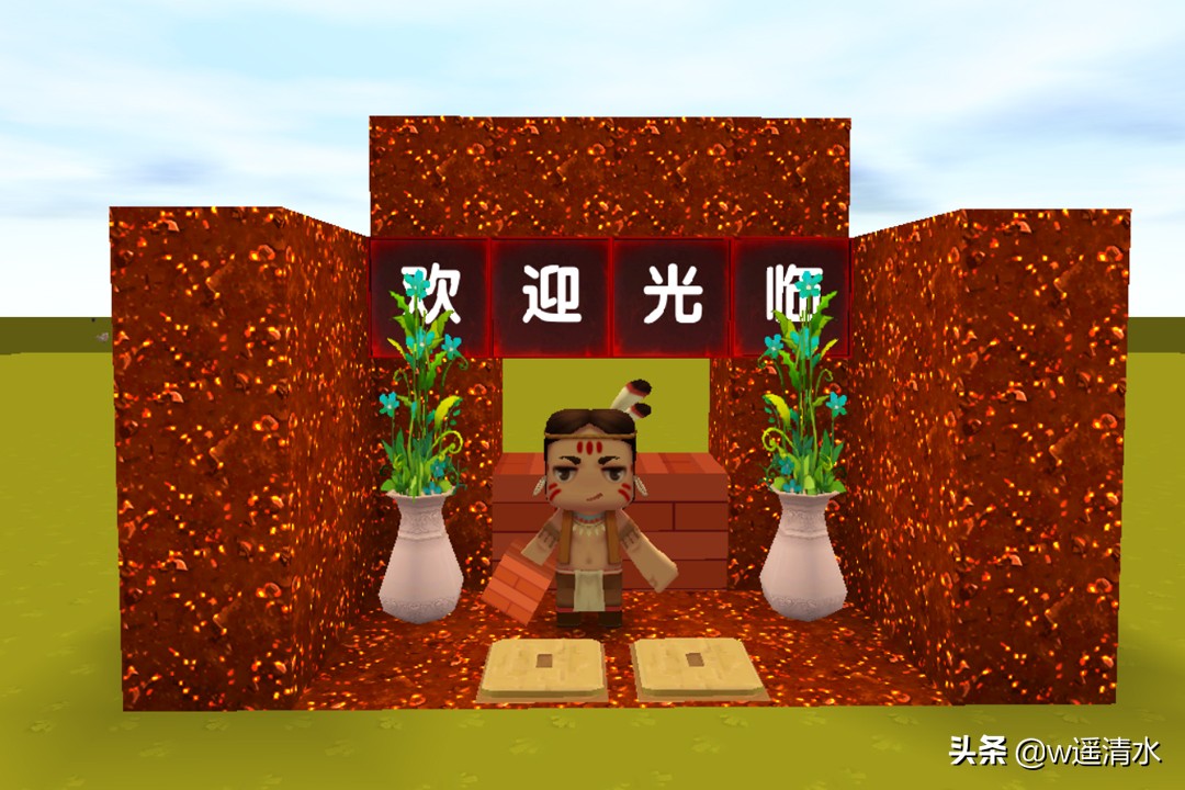 迷你世界自动门上下伸缩,迷你世界如何做上下伸缩门