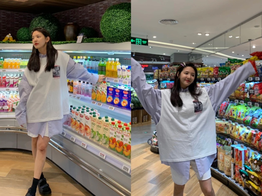 章若楠其他女明星同框,章若楠的风格适合哪类女生