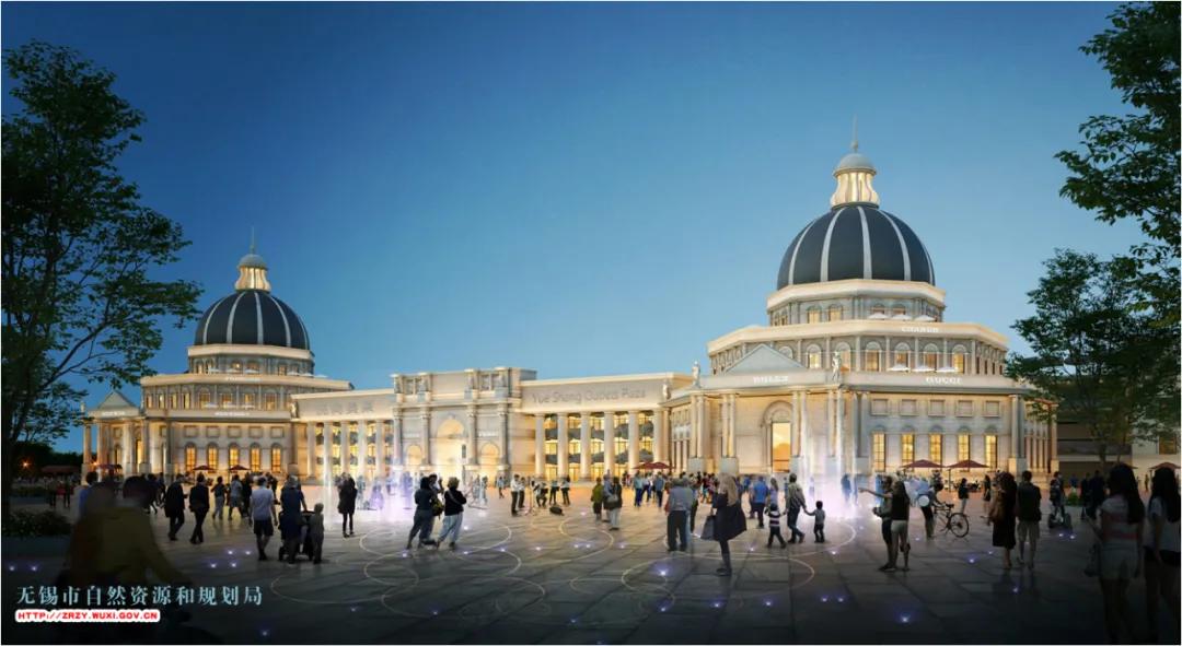 明发商业广场鸟瞰图,明发广场悦尚奥莱