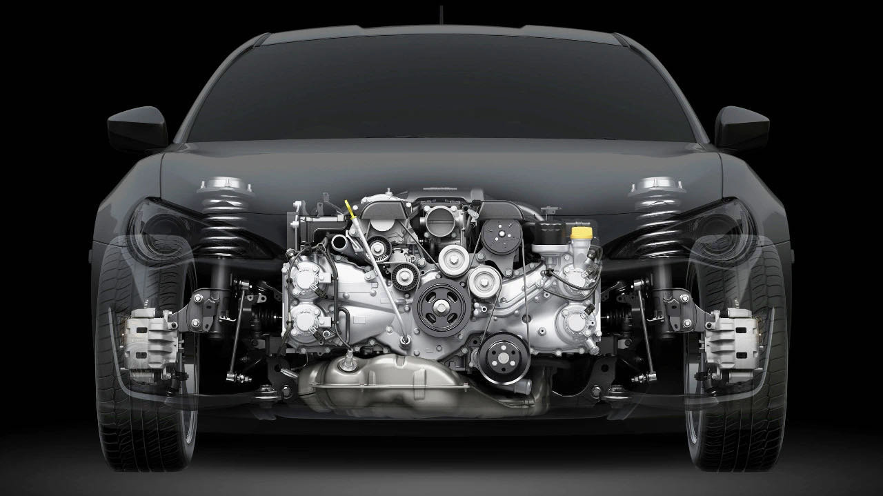 水平对置快吗,水平对置四缸发动机优缺点