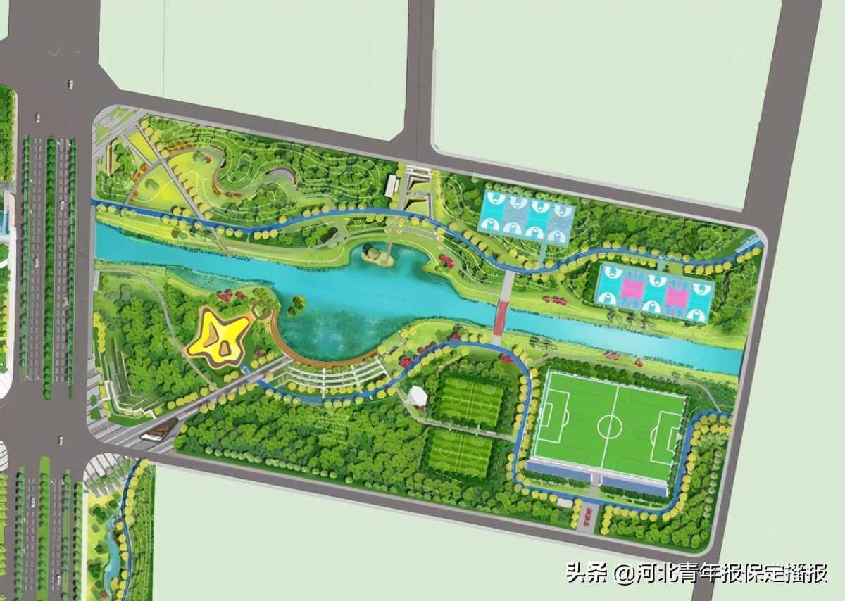 保定南城新增三条规划路,保定新增公园规划图