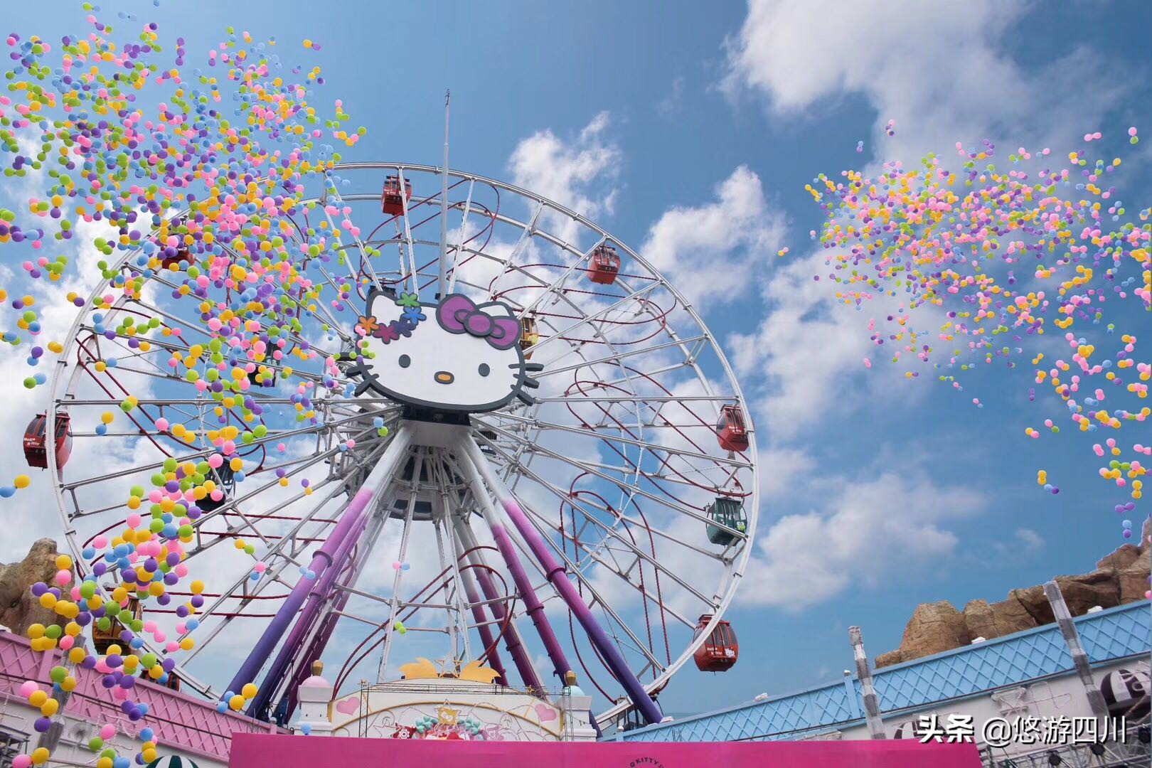 hellokitty乐园城堡酒店体验,hellokitty乐园酒店两大两小