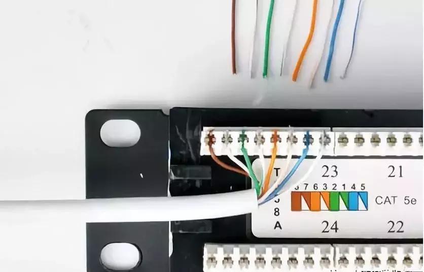 网络配线架打线刀用法,5类网线配线架怎么打