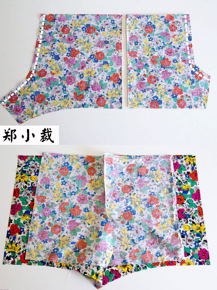 怎样做平角短裤教程视频,自己做三角短裤教程最简单