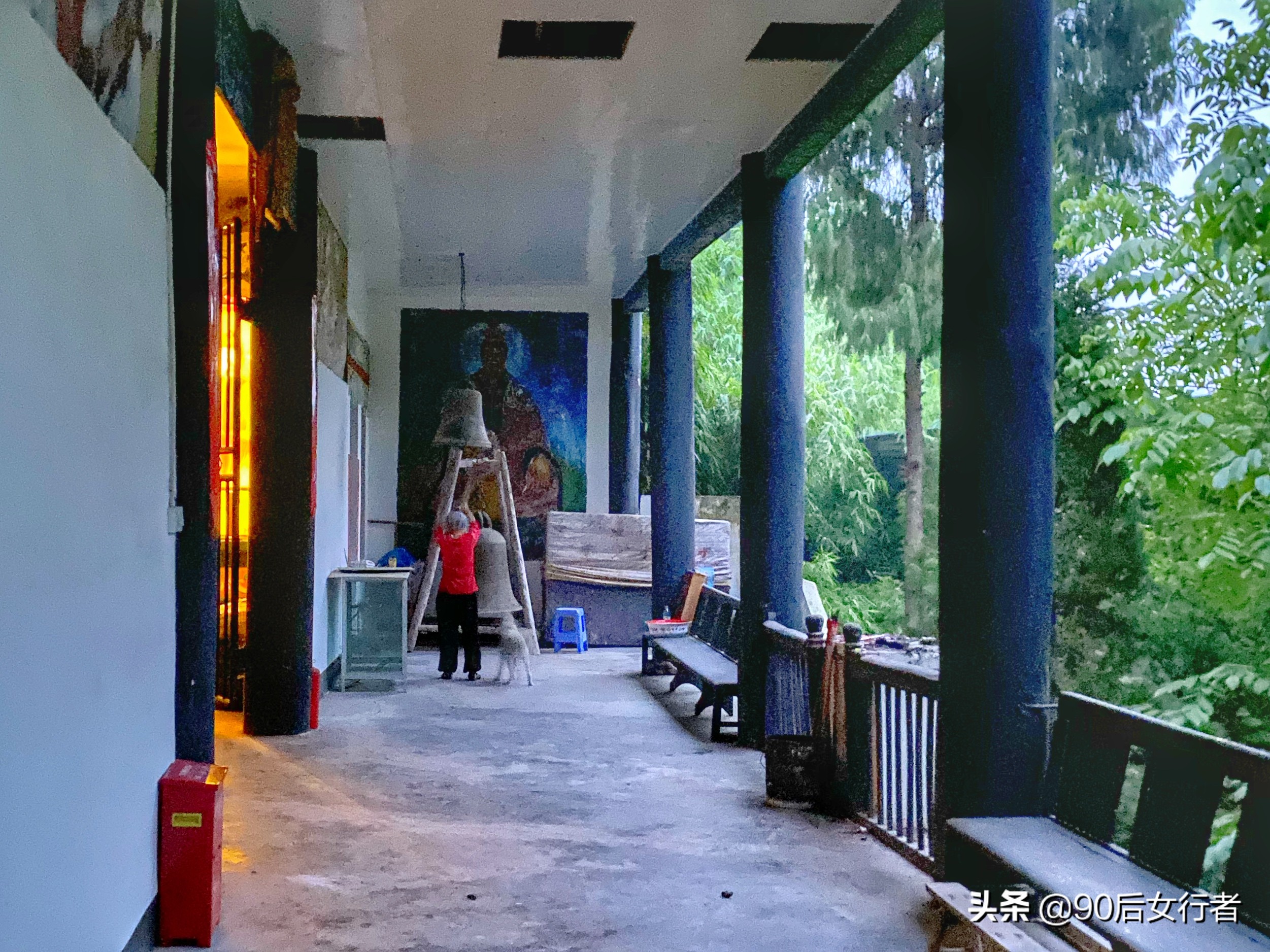 永兴宫道长,老道长独居道观