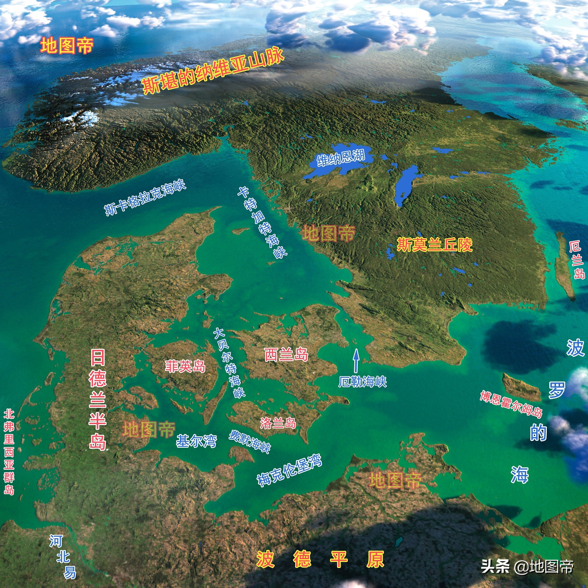 丹麦领土面积格陵兰岛,丹麦的国土面积相当于中国多大