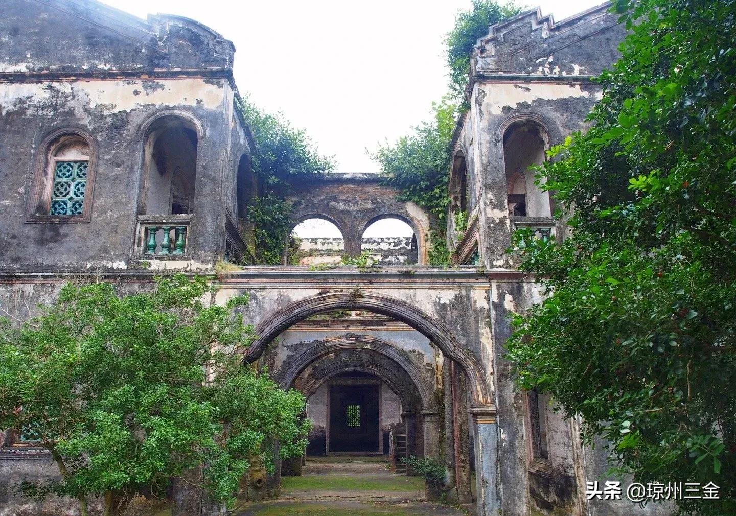 文昌符家大院老照片,海南文昌符家老宅