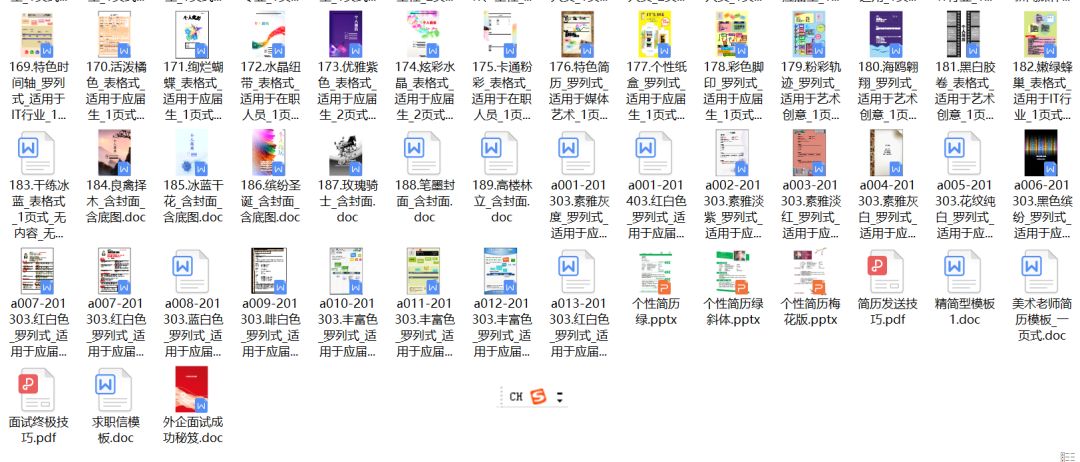 求职必备超实用简历,一份免费的简历求职模板