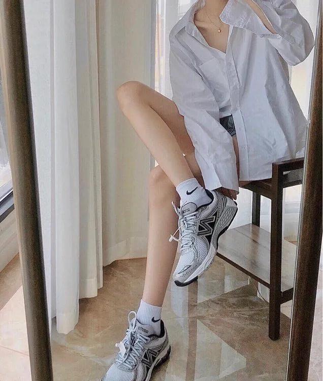 新百伦复古米白鞋穿搭,小红书2020年秋季穿搭