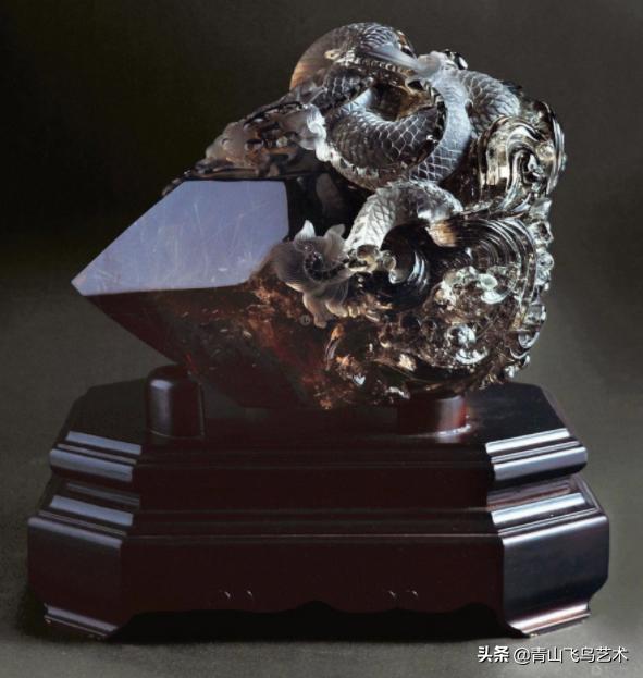 黄水发晶精品,绿发晶艺术品珍藏品图片