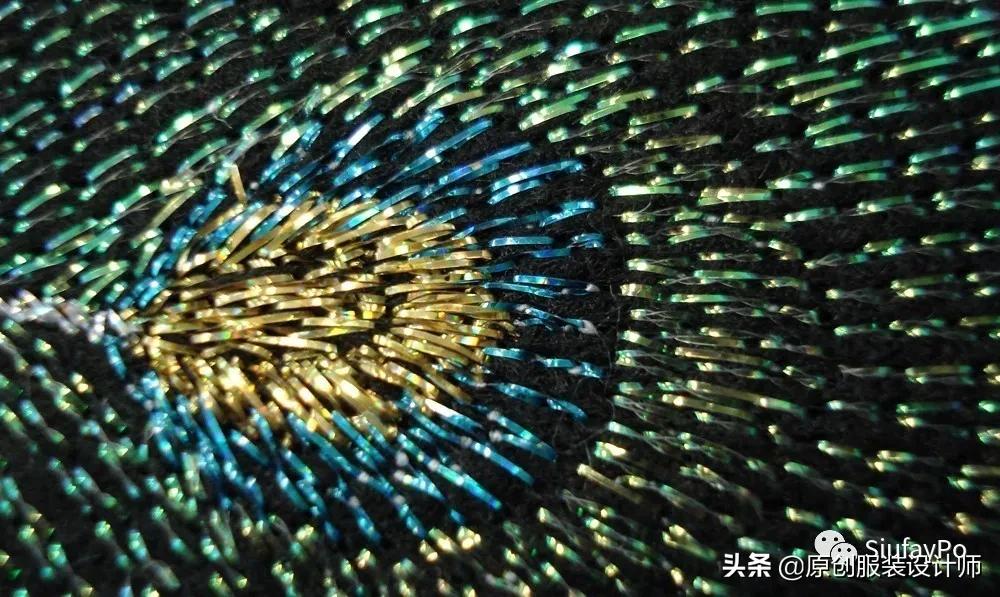 服装绣花工艺大全,服装绣花工艺图解说明