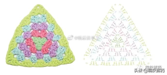 精美钩针蕾丝花片图解一定要收藏,长方形蕾丝钩针花片连接桌布图解