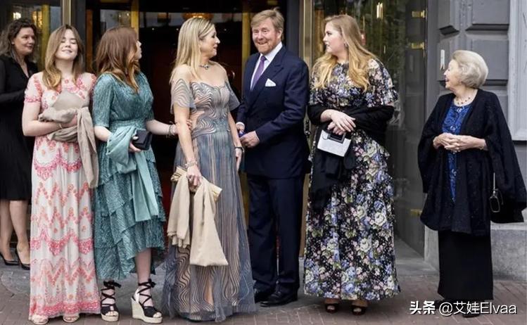 荷兰大公主被嘲讽胖,荷兰王后庆生