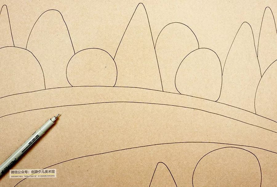 儿童画公路怎么涂色,儿童画公路车教程