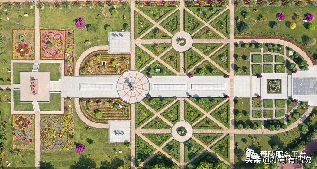 鄢陵花博园导览图,航拍鄢陵县唐韵樱花园