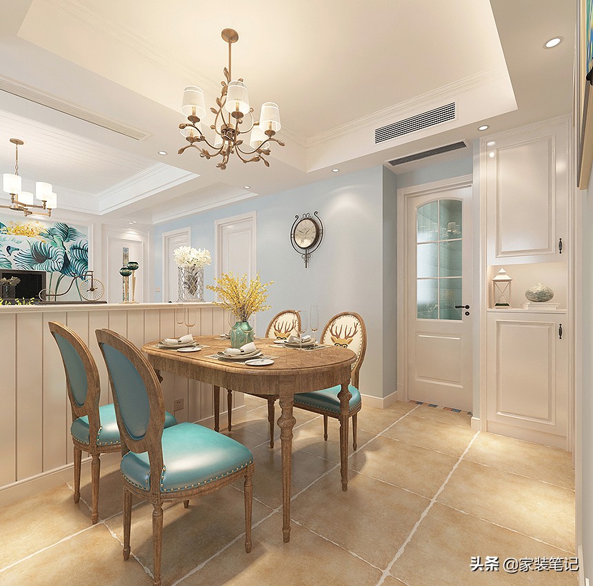 100平精致三居室,设计巧妙的100平一居室