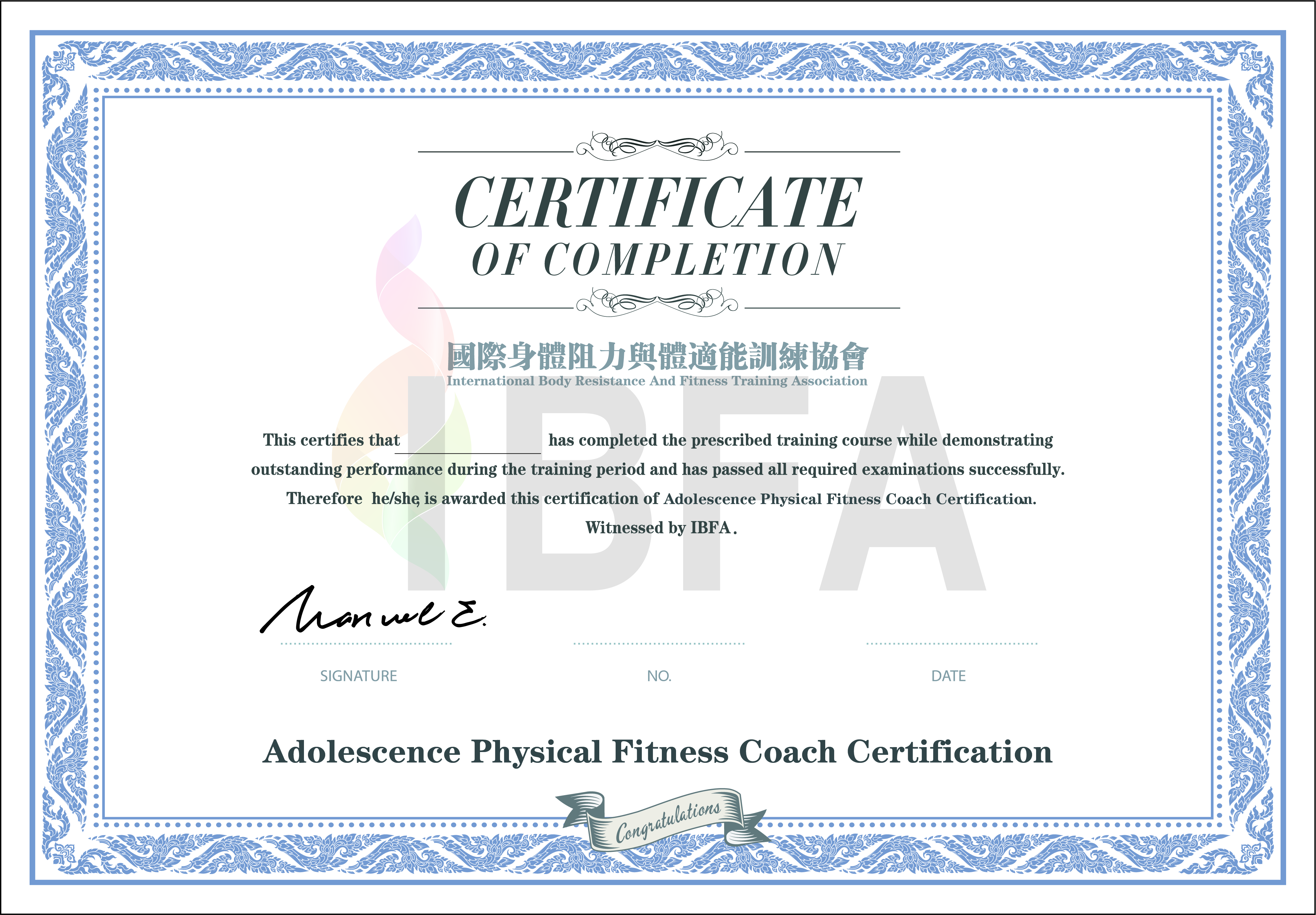 ibfa健身,ibfa健身认证