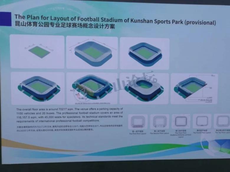 昆山最新足球场设计,昆山为什么要建造专业足球场