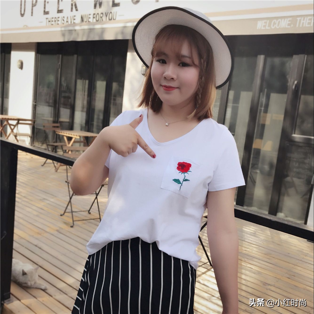 今年胖mm流行穿搭女,最新款胖mm显瘦衣服