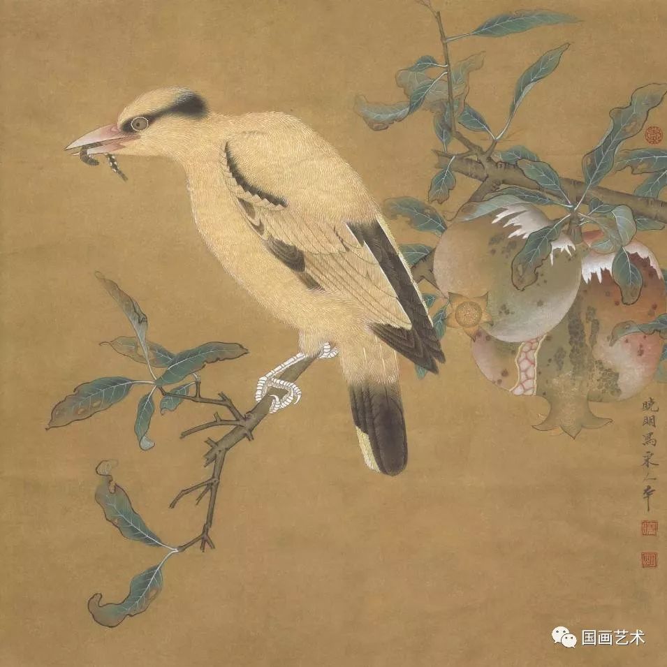 李晓明《柳枝黄鸟图》临摹解析