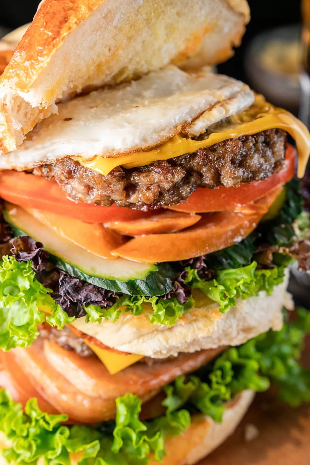 召唤佛山大胃王！足足八层高XXXXXL号大力水手汉堡，全部吃完免单