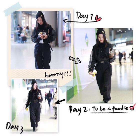 周雨彤最新穿衣搭配,周雨彤减龄穿衣搭配