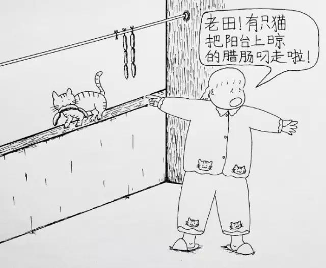 爱到深处自然黑,这才是真爱啊,老田和丽丽之间的爱情,漫画