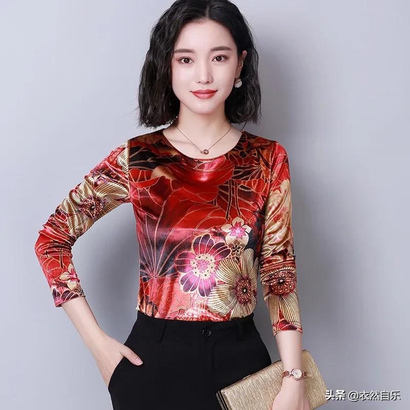 品牌收腰显瘦遮肚子小衫,母亲节新款衣服