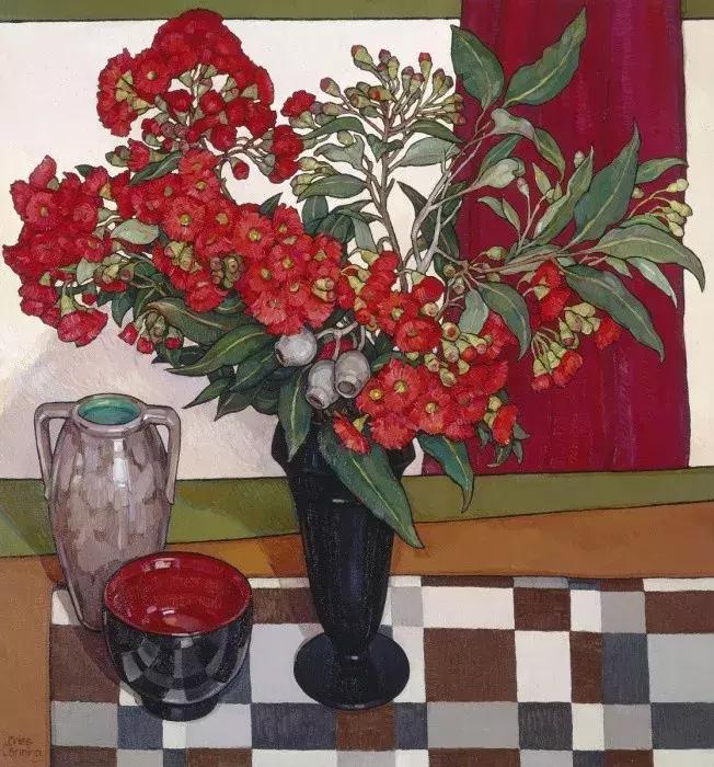 她72岁，画了50多年的画，花儿在她笔下都有了个性