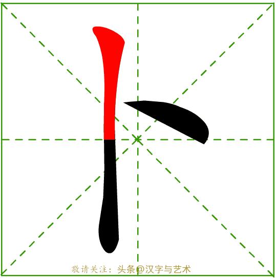 正确的汉字基本笔画顺序图表,汉字笔画顺序口诀幼儿园