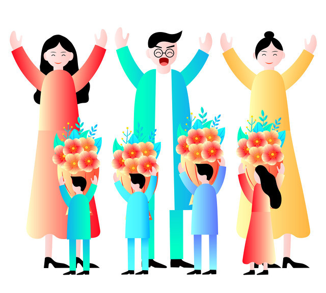 母爱如水冲透儿女心田,母爱滋润儿女的心田