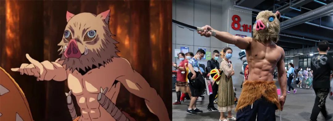 伊之助腹肌照,伊之助完美的身材