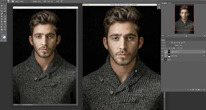 ps肖像处理,ps如何锐化人像面部