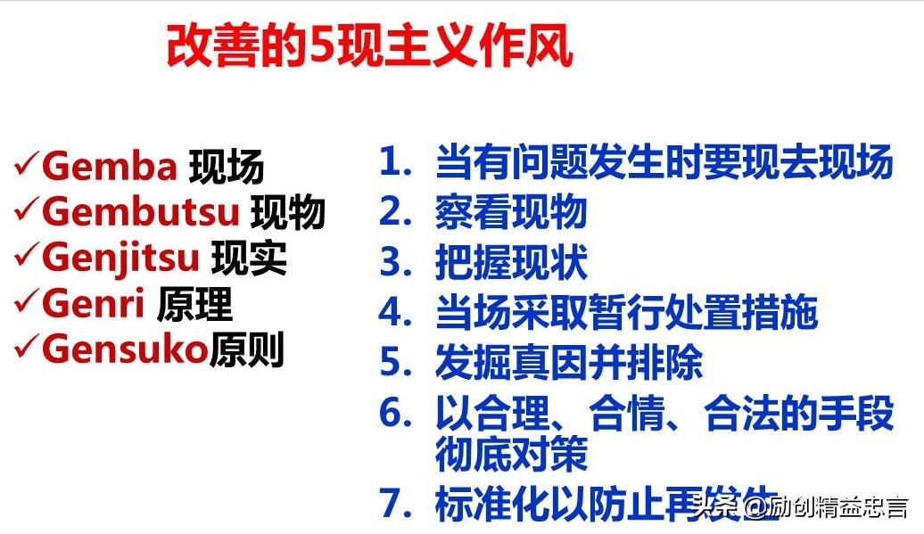 爆款课程PPT分享丨改善绝非小打小闹改善是集小善而达至臻