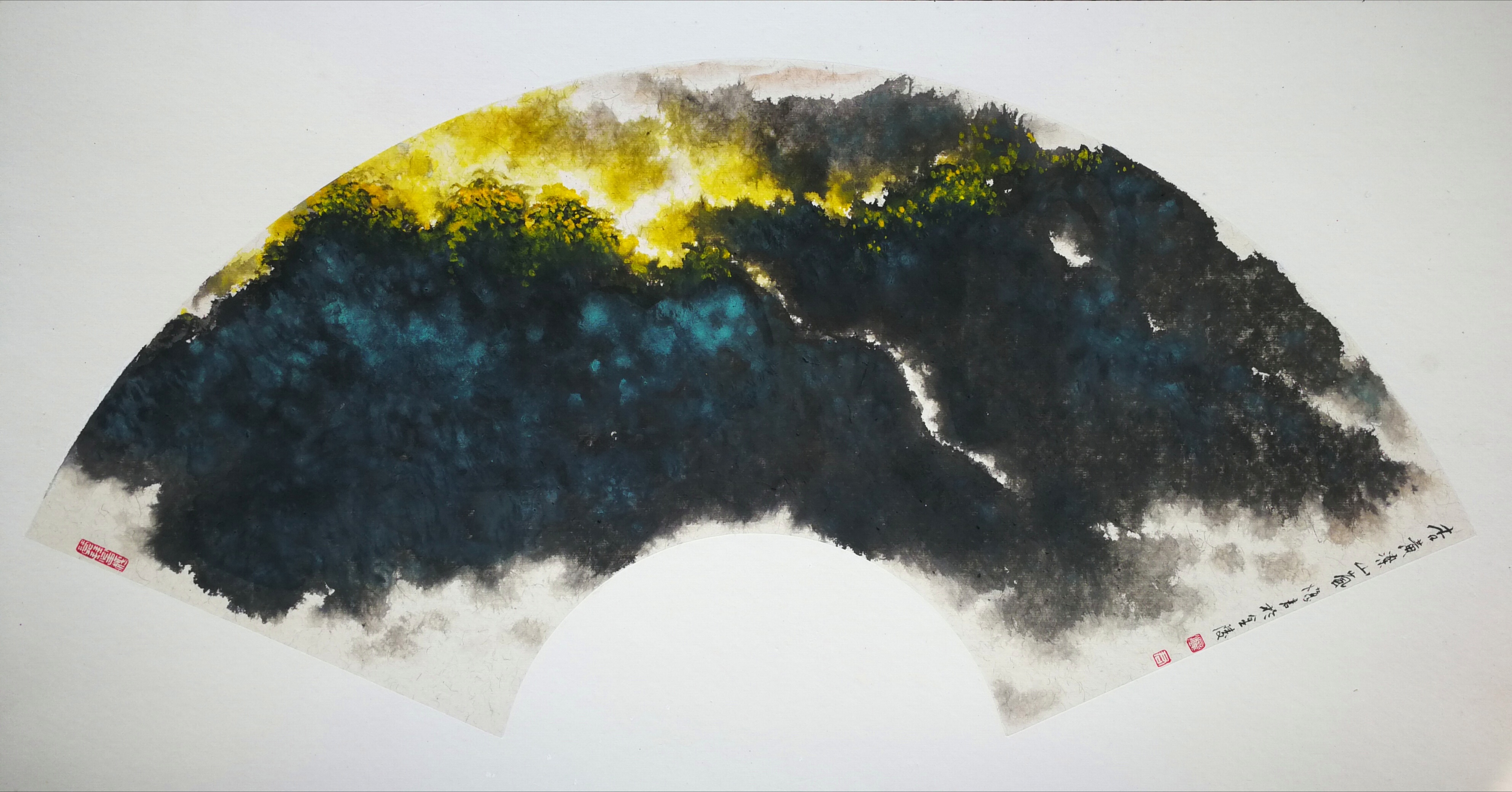 忆君银杏作品欣赏,忆君银杏画