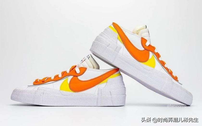 sacaixnikeblazerlow白橙,sacaixnike测评