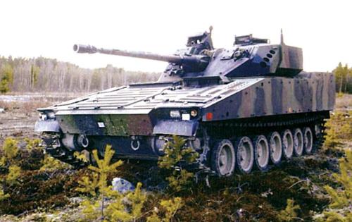 瑞典strv-103b主战坦克实战,瑞典奇葩坦克