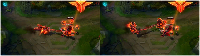 诺手狂狼连劈,诺手皮肤灌篮手感