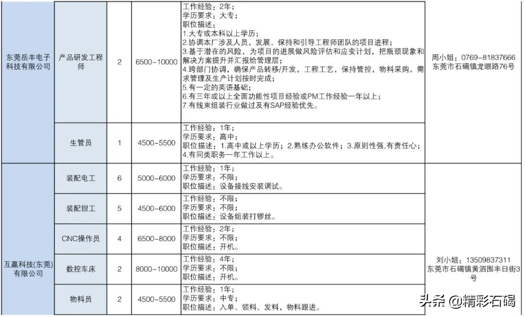 东莞石碣镇招聘编外人员15名,2020石碣政府招聘人员