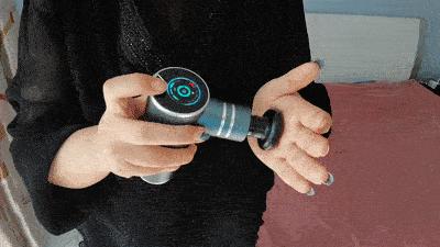 菠萝君筋膜枪miniv2测评,AI模式