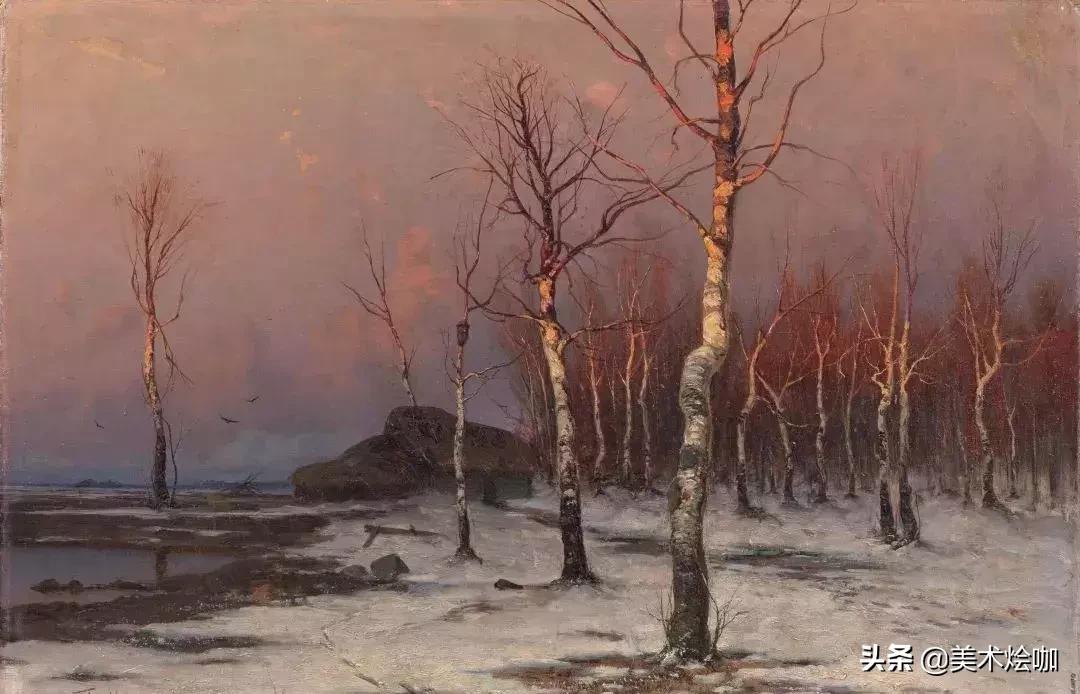 俄罗斯画家的风景油画,俄罗斯画家的油画艺术美到极致