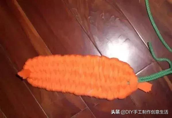 布条线桃花拖鞋编织教程,旧布条编拖鞋方法