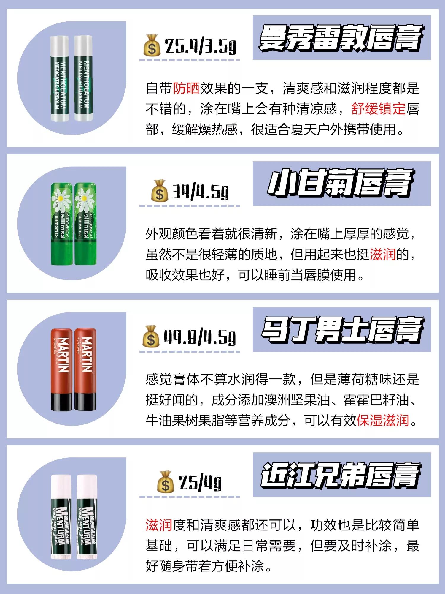 超好用的多种用途润唇膏,超好用男士唇膏