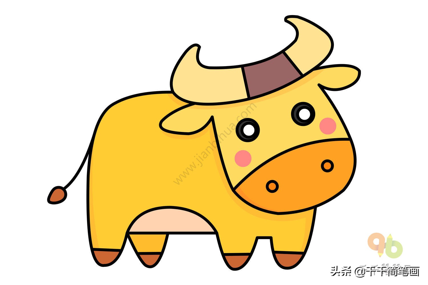 动物园里的动物简笔画简单又好看,各个国家的国宝动物小学生简笔画