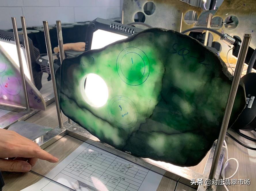 翡翠手镯板料出售,板料定制翡翠手镯