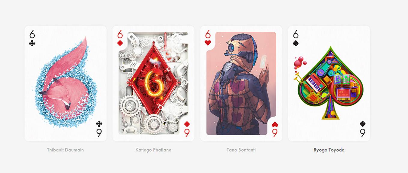 扑克牌广告创意教学,扑克牌创意海报