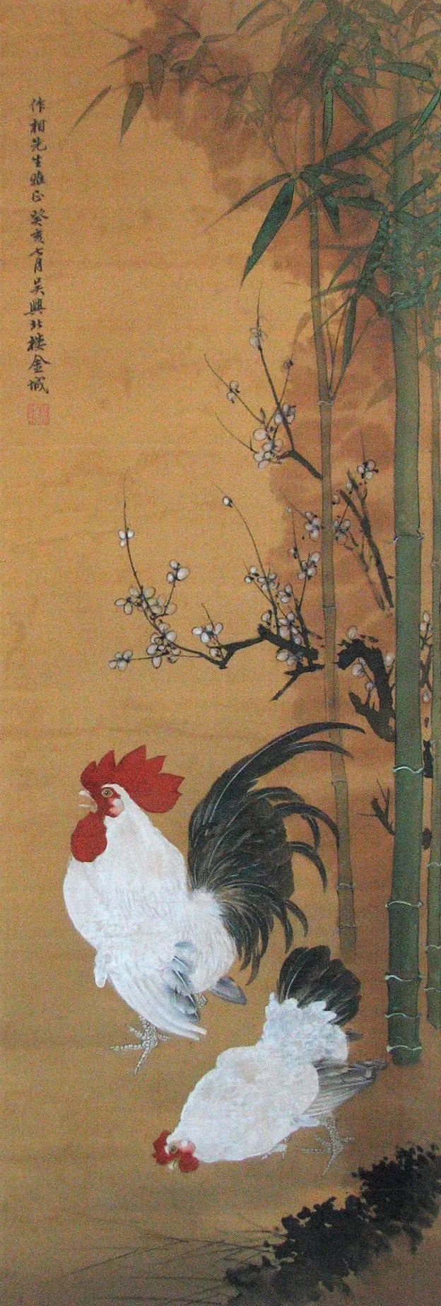 他45岁之前以临摹为主，46岁后创作即达高峰